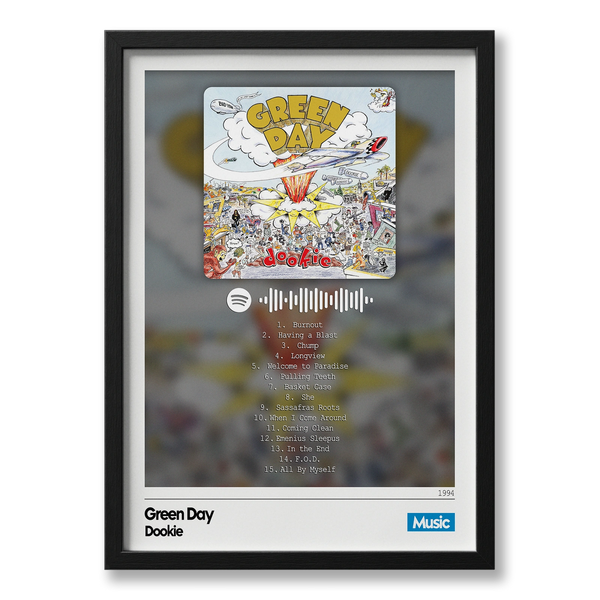 Quadro: Green Day - Dookie