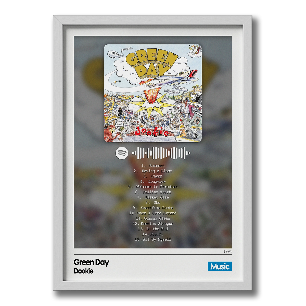 Quadro: Green Day - Dookie