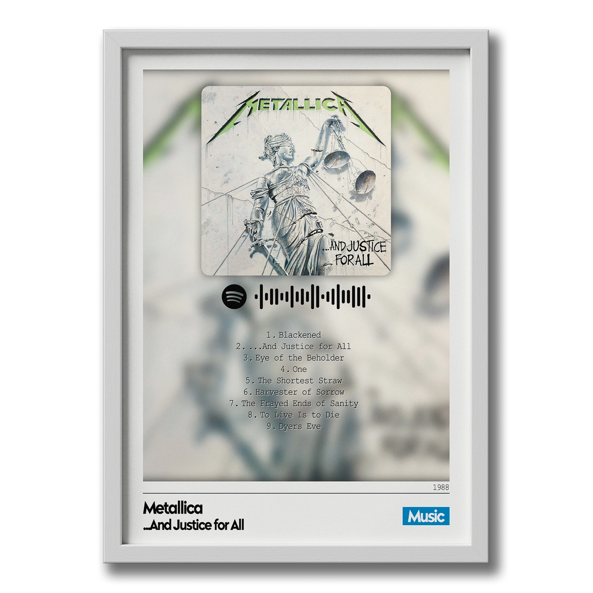 Quadro: Metallica - ...And Justice for All
