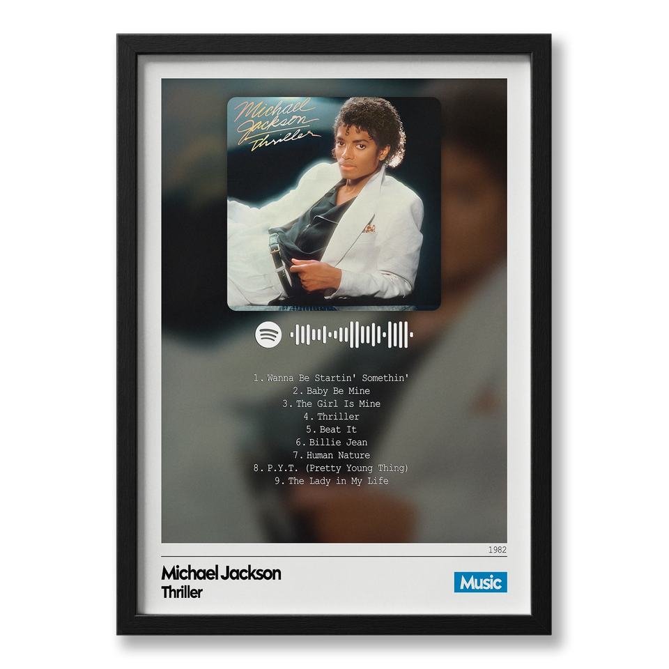 Quadro: Michael Jackson - Thriller