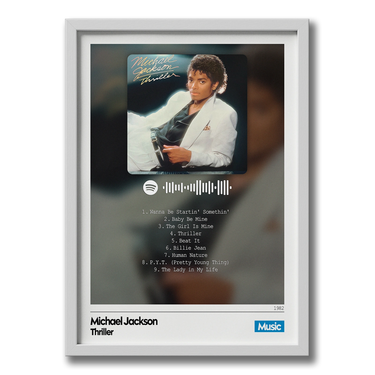 Quadro: Michael Jackson - Thriller