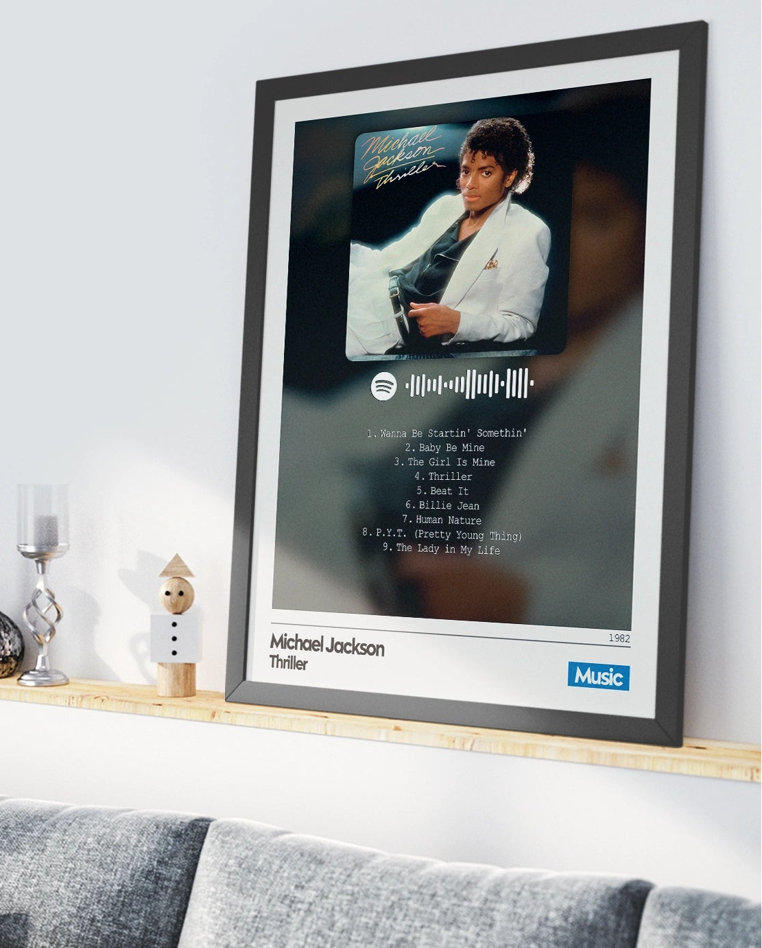 Quadro: Michael Jackson - Thriller