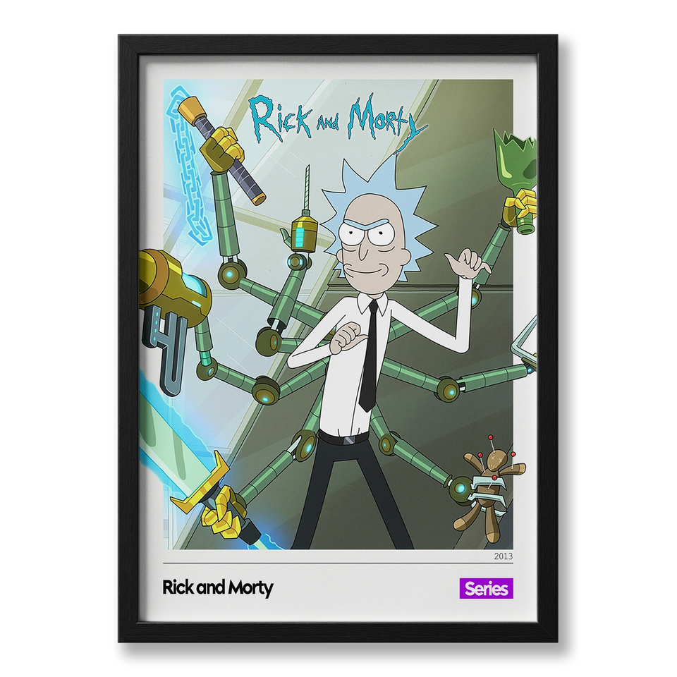 Quadro: Rick and Morty v1