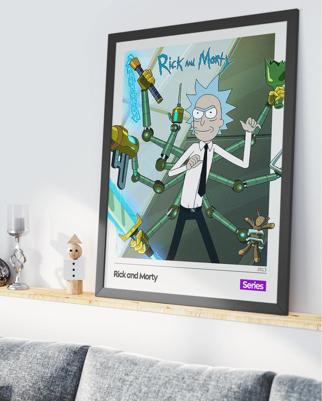 Quadro: Rick and Morty v1