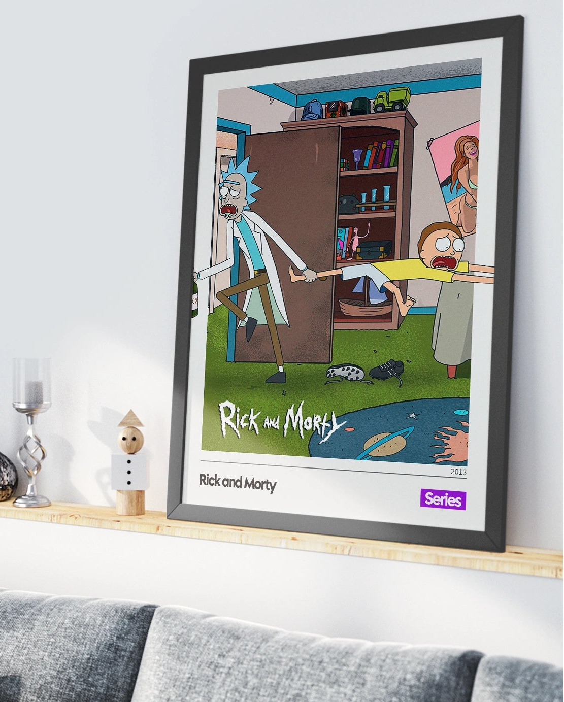 Quadro: Rick and Morty v2