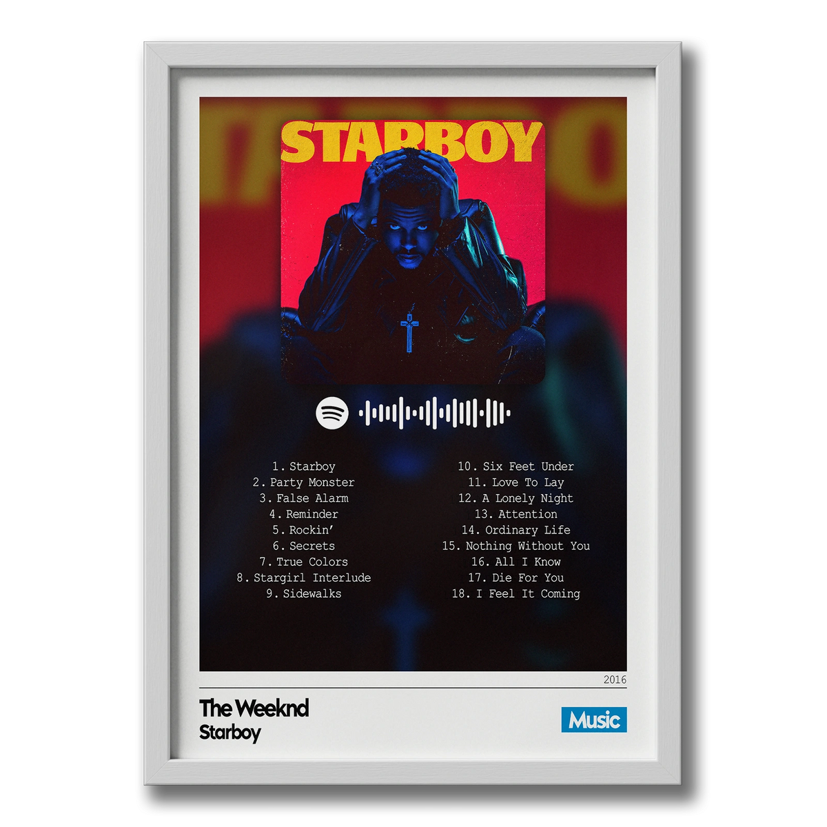 Quadro: The Weeknd - Starboy